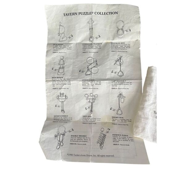 Vintage Tucker-Jones House Iron Maiden Tavern Puzzle Collection Puzzle - Picture 6 of 8